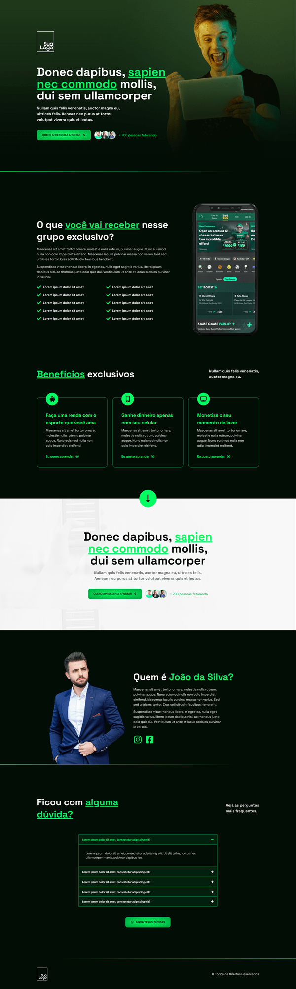 Template Apostas