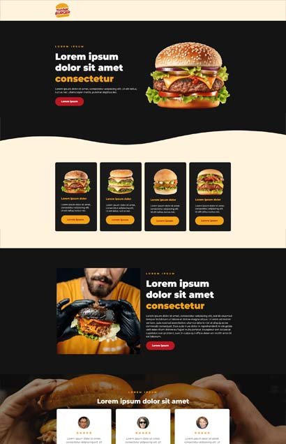 Template Burger